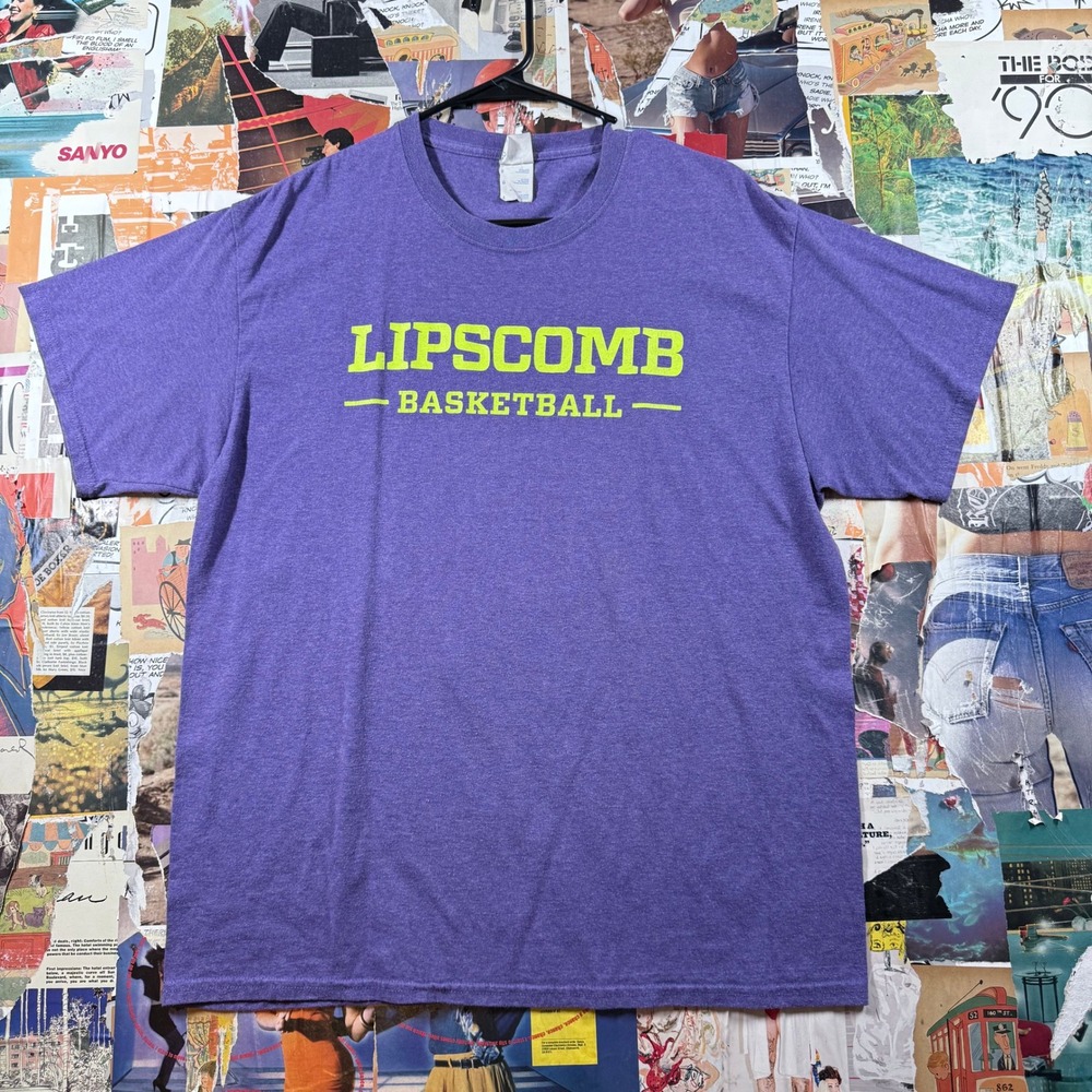 Lipscomb‎ Basketball T-Shirt Purple Sport Athletic Adult Large